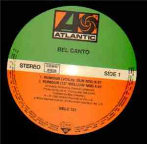 Bel Canto - Rumour (EU Promo)