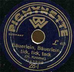 Gesang - Bäuerlein, Bäuerlein, Tick, Tick, Tack