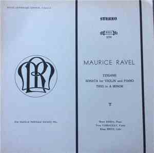 Maurice Ravel - Tzigane, Sonata For Violin And Piano, Trio In A Minor