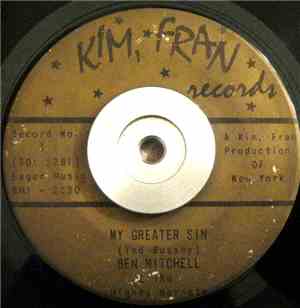 Ben Mitchell & The Mighty Hornets - My Greater Sin / I've Got A Good Thing