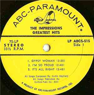 The Impressions - Greatest Hits