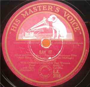 Dinah Shore - Say It / Chlo-E