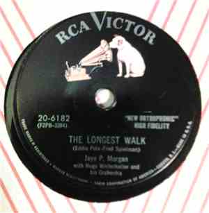 Jaye P. Morgan With Hugo Winterhalter And His Orchestra - Swanee / The Longest Walk
