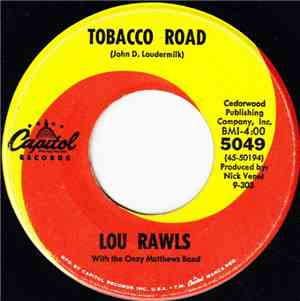 Lou Rawls With The Onzy Matthews Band - Tobacco Road