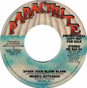 Morris Jefferson - Spank Your Blank Blank