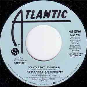 The Manhattan Transfer - So You Say (Esquinas)