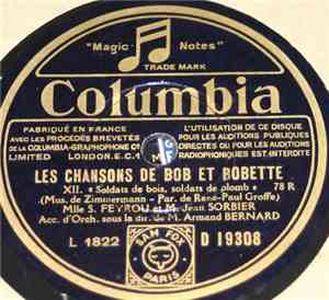 Jean Sorbier, S. Feyrou - Les Chansons De Bob Et Bobette