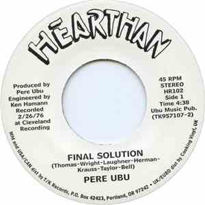 Pere Ubu - Final Solution / Cloud 149