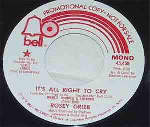 Rosey Grier - It's All Right To Cry