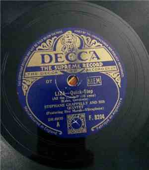 Stephane Grappelly And His Quintet - Liza / The Folks Who Live On The Hill