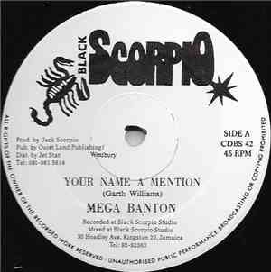 Mega Banton / Terry Ganzie & Mickey Singh - Your Name A Mention / Down Inna Yard