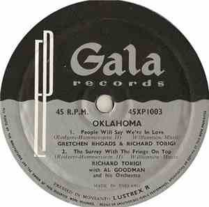 Richard Torigi & Gretchen Rhoads With Al Goodman And His Orchestra - Oklahoma