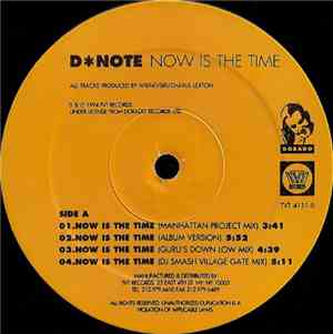 DNote - Now Is The Time