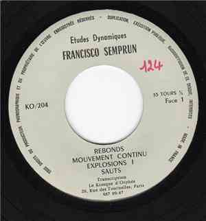 Francisco Semprun - Études Dynamiques