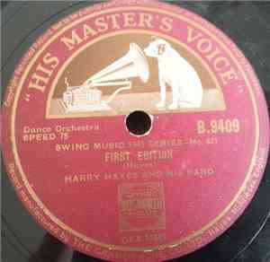 Harry Hayes And His Band - First Edition / Drop Me Off At Harlem