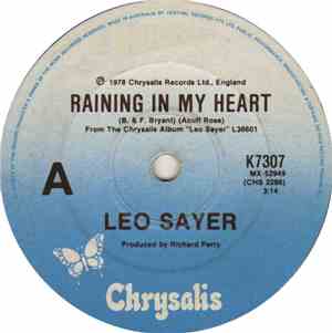 Leo Sayer - Raining in my Heart