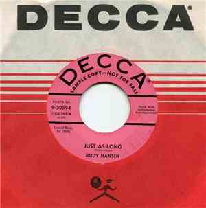 Rudy Hansen - Just As Long / Saddle Shoe Polka