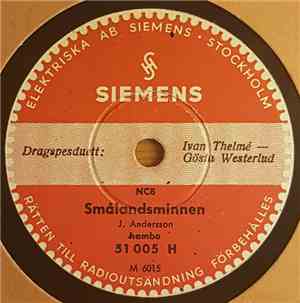 Ivan Thelmé — Gösta Westerlund - Smålandsminnen / Intermezzopolka