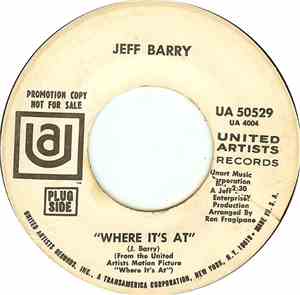 Jeff Barry - Where It's At / Much Too Young