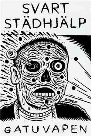 Svart Städhjälp - Gatuvapen