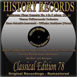 Vienna Philharmonic Orchestra - Hans Schmidt-Isserstedt, Wilhelm Backhaus, Herbert Von Karajan - History Records - Classical Edition 78