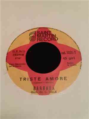 Barbara Lory - Triste Amore - L'Uomo Del Fiume