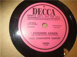 Paul Quinichette Quintet - I Remember Harlem / Swinging The Blues