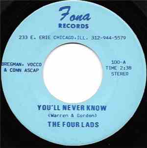 The Four Lads - You'll Never Know