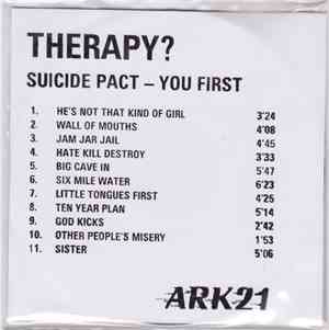 Therapy? - Suicide Pact-You First