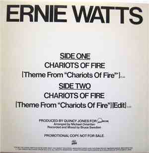 Ernie Watts - Chariots Of Fire