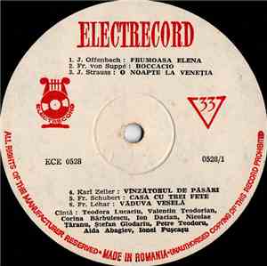 Various - Duete Din Operete - De La Offenbach La Lopez