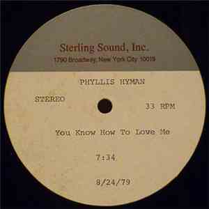 Phyllis Hyman - You Know How To Love Me