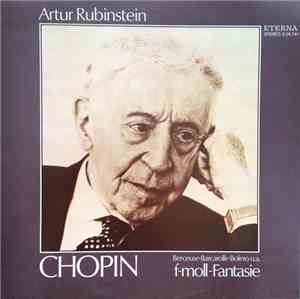 Artur Rubinstein - Chopin - F-Moll-Fantasie
