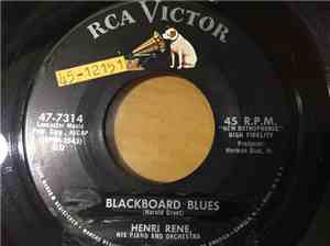 Henri Rene, His Piano And Orchestra - Blackboard Blues / Thanks, Baby