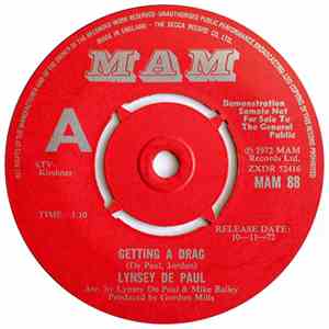 Lynsey De Paul - Getting A Drag