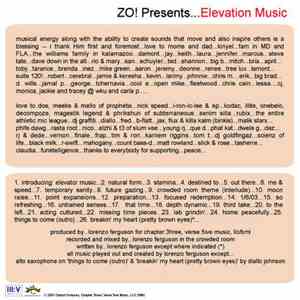 Zo! - Zo! Presents...Elevation Music