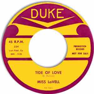 Miss LaVell - Just Look At You Fool / Tide Of Love
