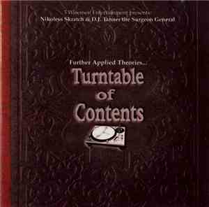 Nikoless Skratch & D.J. Tanner The Surgeon General - Further Applied Theories... Turntable Of Contents