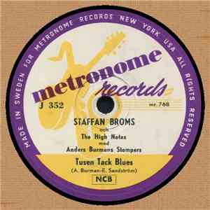 Staffan Broms - Tusen Tack Blues / I Denna Stund