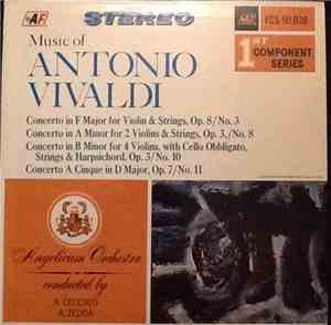 Orchestra Dell'Angelicum Di Milano Conducted By Aldo Ceccato & Alberto Zedda - Music Of Antonio Vivaldi