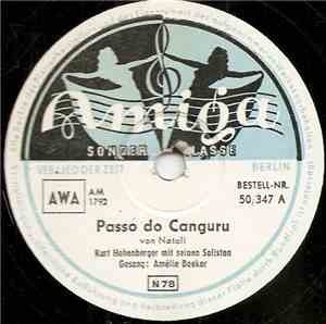 Kurt Hohenberger Mit Seinen Solisten, Amélie Baeker - Passo do Canguru / Sin ti