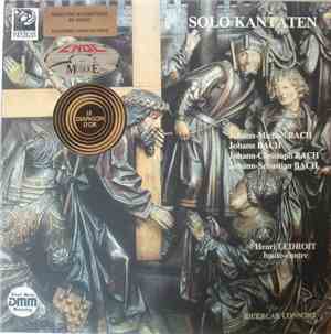 Johann Michael Bach, Johann Christoph Bach, Johann Sebastian Bach, Johann Bach, Henri Ledroit, Ricercar Consort - Kantaten Der Bach Familie - Solo Kantaten