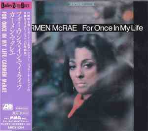 Carmen McRae - For Once In My Life