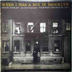 Israel Kaplan - When I Was A Boy In Brooklyn - An Autobiography
