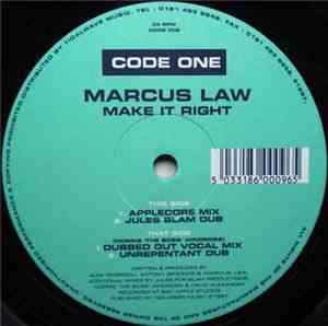 Marcus Law - Make It Right