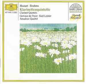 Wolfgang Amadeus Mozart, Johannes Brahms - Klarinettenquintette