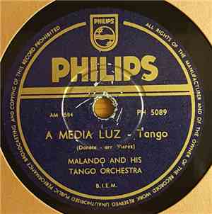 Malando And His Tango Orchestra - A Media Luz / Poema
