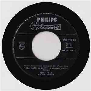 Percy Faith E La Sua Orchestra - Scandalo Al Sole (A Summer Place)