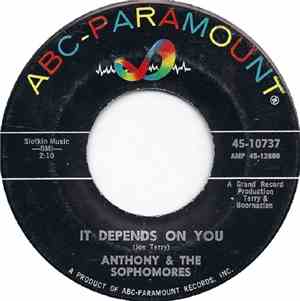 Anthony & The Sophomores - It Depends On You / Gee (But I'd Give The World)