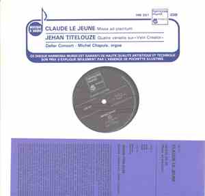 Claude Le Jeune, Jehan Titelouze / Deller Consort, Michel Chapuis - Missa Ad Placitum - Quatre Versets Sur 